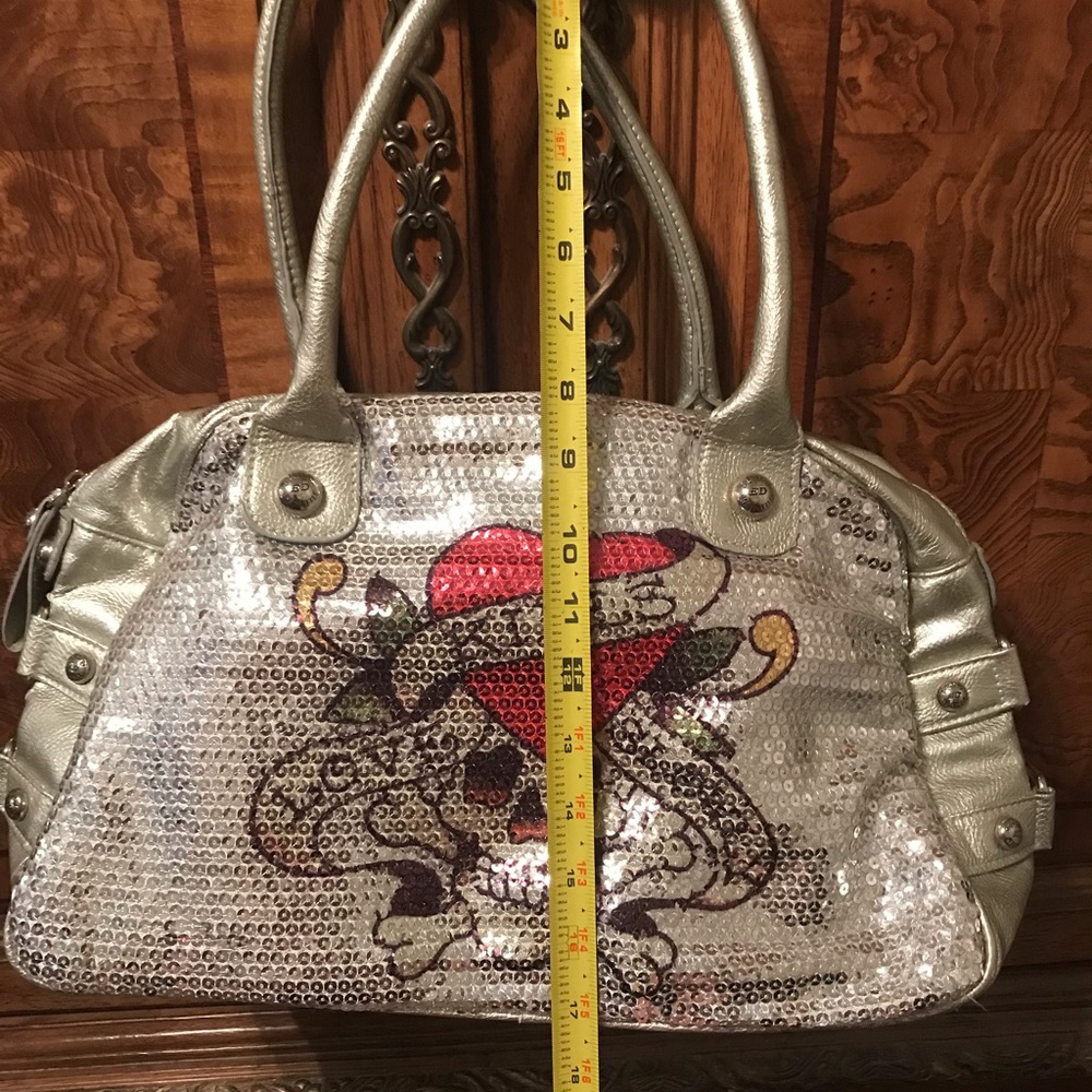 Ed Hardy vintage love kills slowly bag